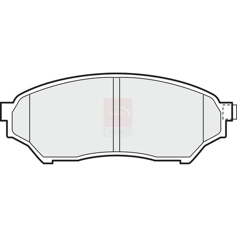 Apec Front Brake Pad Set fits Mitsubishi Pajero Junior I 1995-1998 0.7 1.1