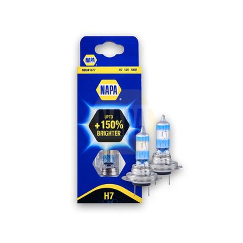 NAPA Napa H7 150 Headlamp Twin Pack fits Abarth 500 / 595 / 695 2008 on 1.4
