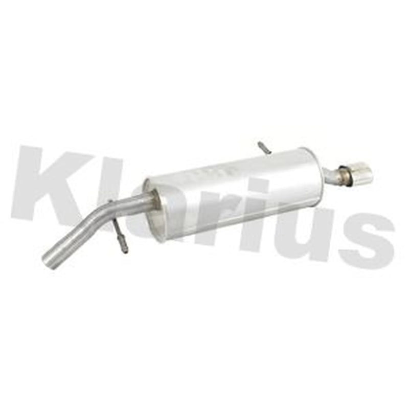 Klarius Box With Tail Pipe Rear fits Peugeot 207 2006-2013 1.4 1.6