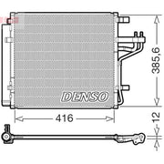 Denso Air Conditioning Condenser DCN43012