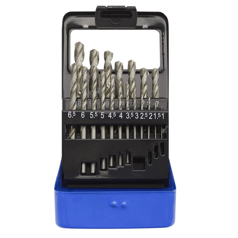 Sealey HSS Split Point Fully Ground Drill Bit Set 19pc Metric AK47191 Sealey - Dynamic Drive