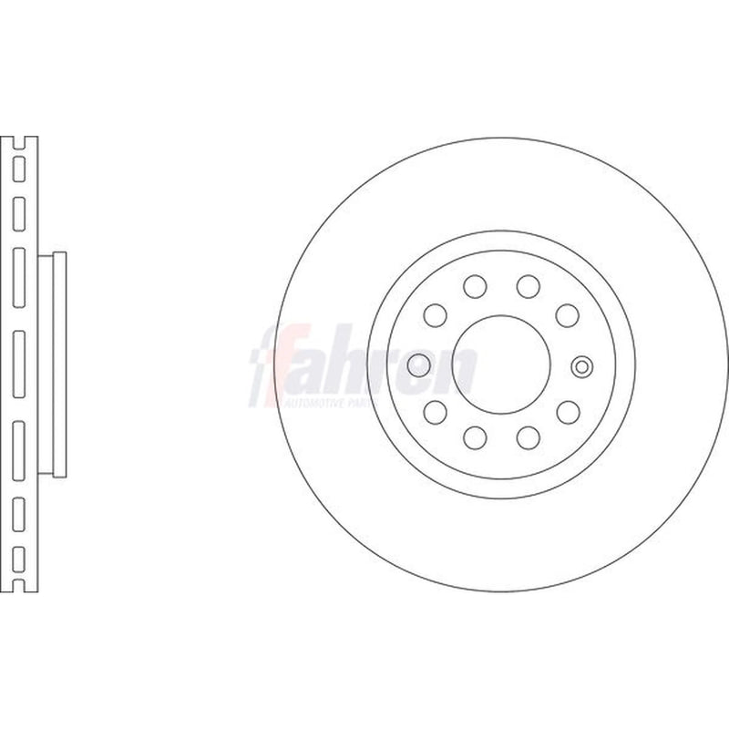 Fahren Front & Rear Brake Discs & Pads fits Audi A4 B7 2004-2008 1.8