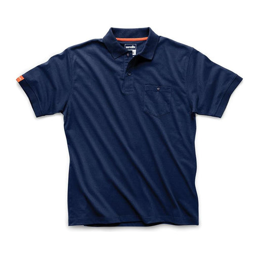 Scruffs Eco Worker Polo Navy XS Scruffs - Dynamic Drive