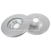 Borg & Beck 2 x Front Brake Discs BBD5411-x2