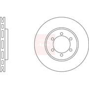 Apec Front Brake Vented Discs & Pads fits Ssangyong Rexton II 2002 on 3.2