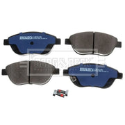 Borg & Beck Front Brake Vented Discs & Pads fits Fiat 500L 2014 on 1.3