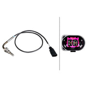 Hella Exhaust Gas Temperature Sensor before exhaust turbocharger fits Audi A8 D4
