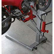 Sealey Single Post Hydraulic Motorcycle Lift 450kg Capacity MCL500 Sealey - Dynamic Drive