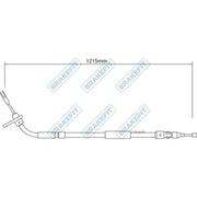 Apec Handbrake Cable Right Rear BBC3549