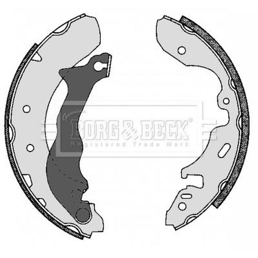 Borg & Beck Brake Shoe Set Axle Kit BBS6264