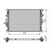Valeo Engine Radiator 735551