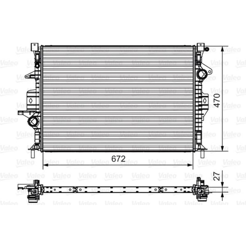 Valeo Engine Radiator 735551