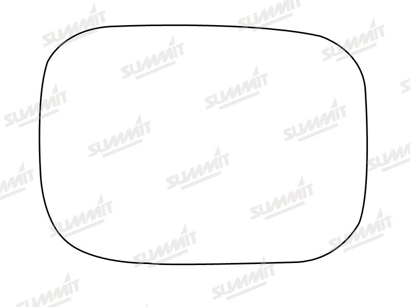 Summit Stick-On Commercial Mirror Glass fits Citroen C15 LHS RHS Summit - Bars 4 Cars