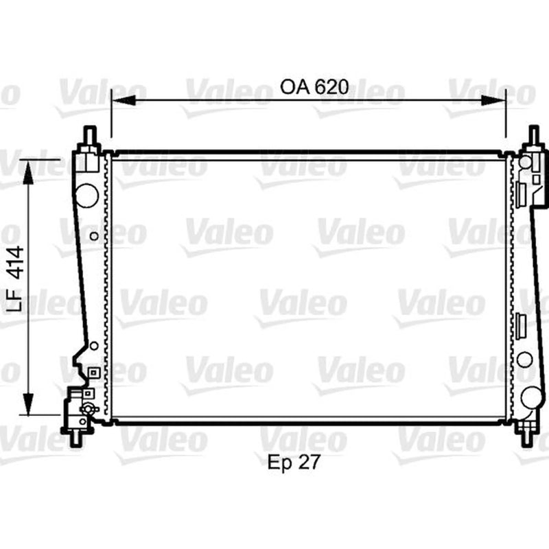 Valeo Engine Radiator 735041