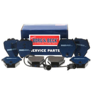 Borg & Beck Front & Rear Brake Discs & Pads fits Audi A6 C5 1999-2005 2.7