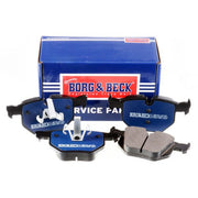 Borg & Beck Front Vented & Rear Vented Brake Discs & Pads fits BMW 3 2004-2013