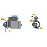 Bosch Starter Motor 12V 1.7kW 10 Teeth