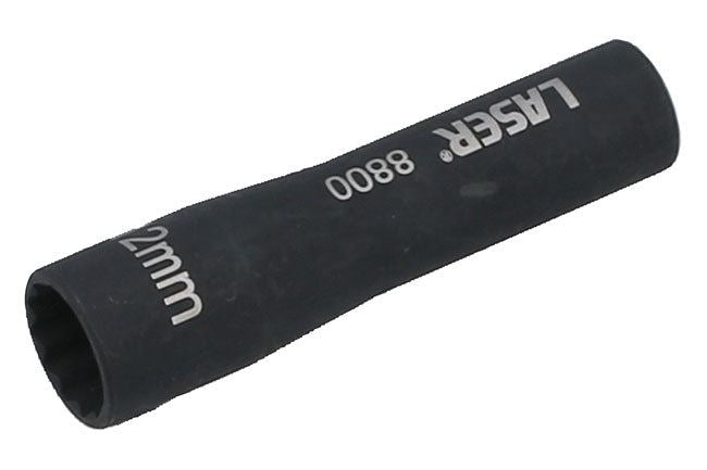 Laser Spark Plug Socket - 12mm Bi-Hex (12pt) Ducati Laser - Dynamic Drive