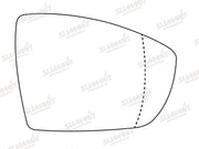 Summit Stick-On Standard Mirror Glass fits Ford Galaxy, S Max 06 on Kuga 08 on RHS Summit - Bars 4 Cars