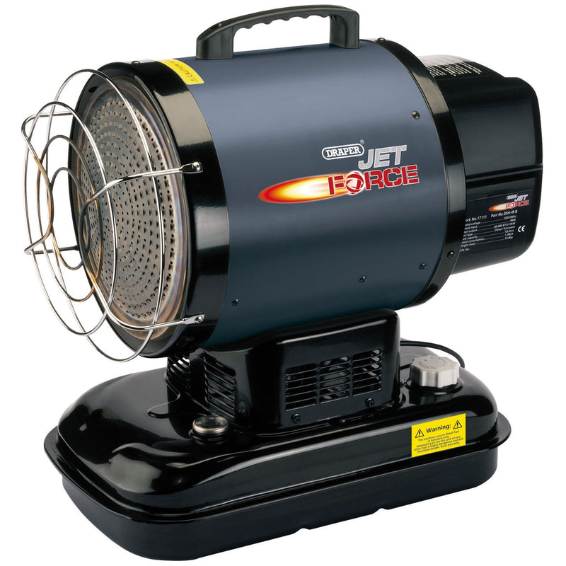 Draper Jet Force Infrared Diesel and Kerosene Space Heater, 60,000 BTU/17 kW Draper - Dynamic Drive
