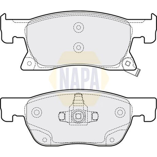 NAPA Front Brake Pad Set fits Opel Astra K 2015-2021 1.0 1.2 1.4 1.5 1.6
