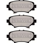 Juratek Rear Brake Solid Discs & Pads fits Mazda 3 2013-2019 1.5 1.6 2.0 2.2
