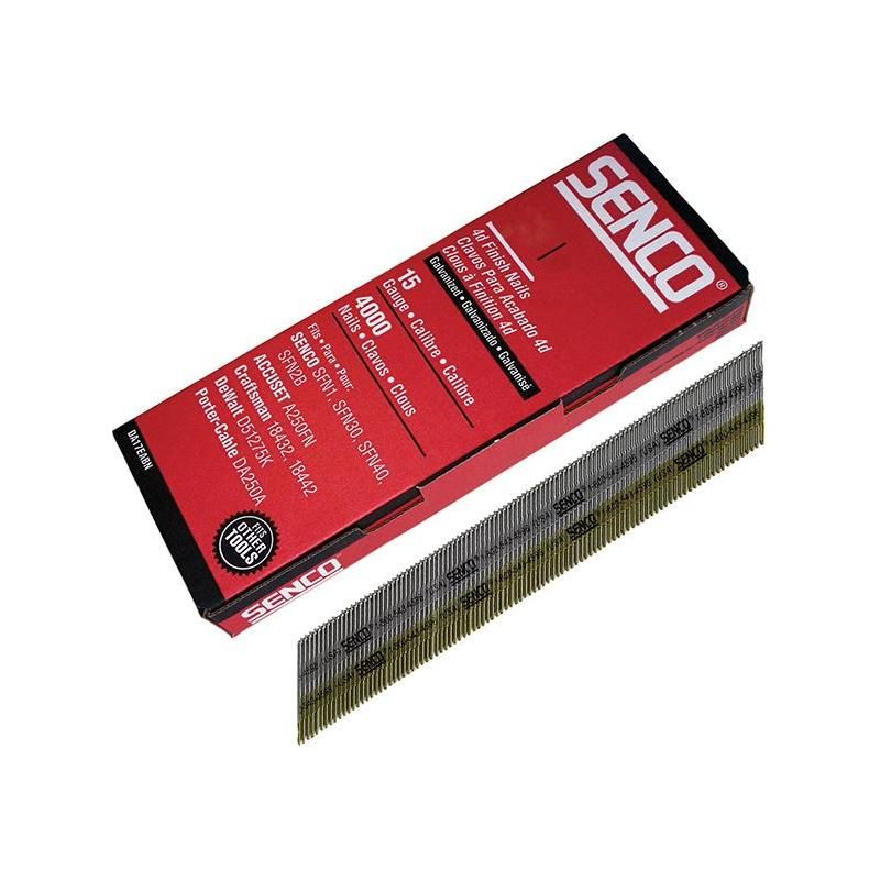 Senco Chisel Smooth Brad Nails Galvanised 15G x 32mm (Pack 4000) Senco - Town Tools
