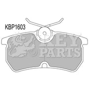Key Parts Front & Rear Pads fits Ford Fiesta VI 2013-2017 1.6