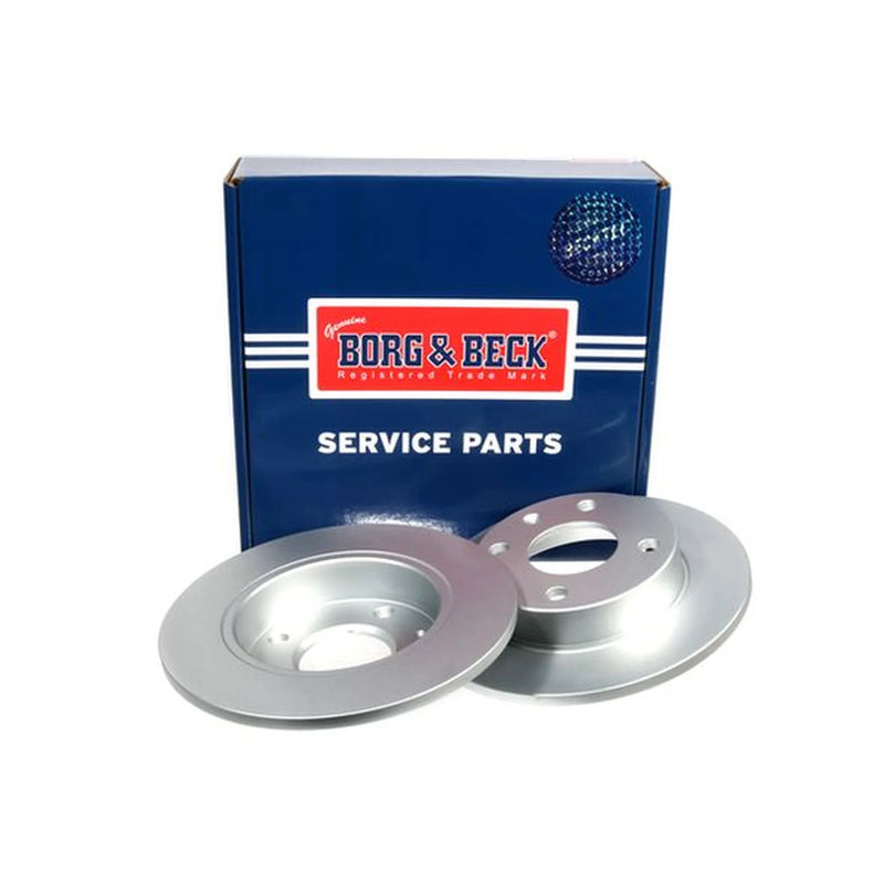 Borg & Beck Front Brake Discs & Pads fits Ford Fiesta Hatchback 1993-1995 1.8