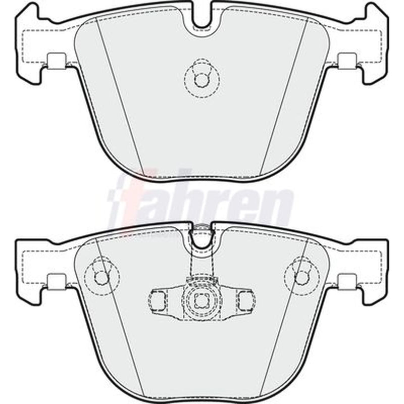 Fahren Rear Brake Pad Set FBP3817
