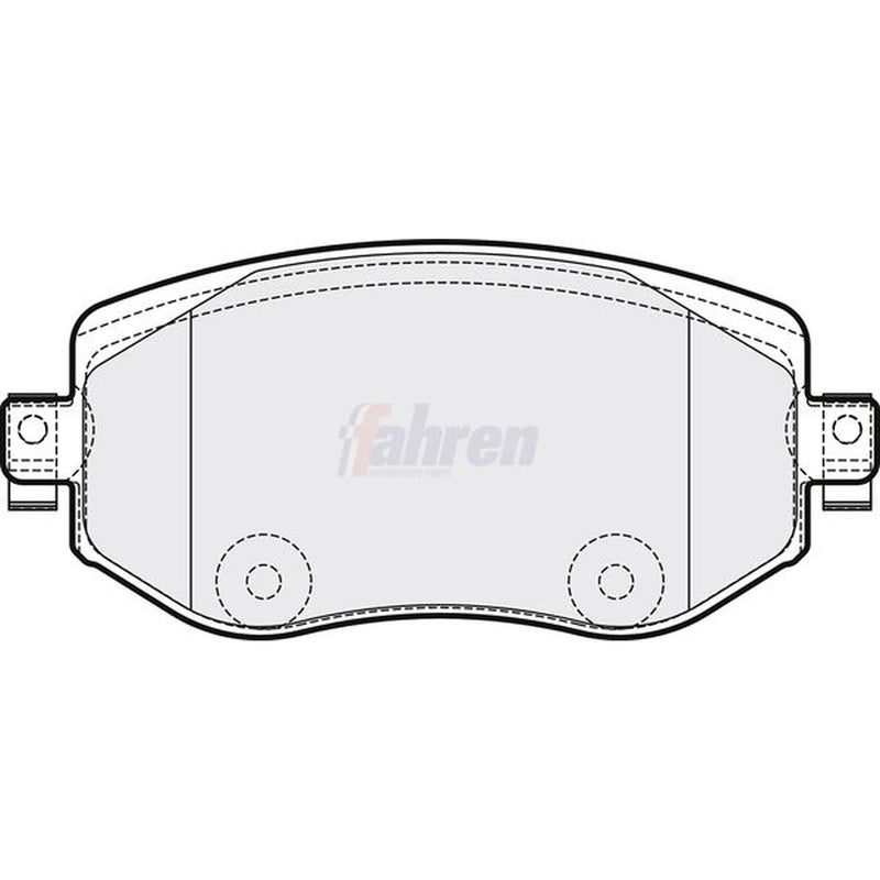 Fahren Front Brake Pad Set FBP3843