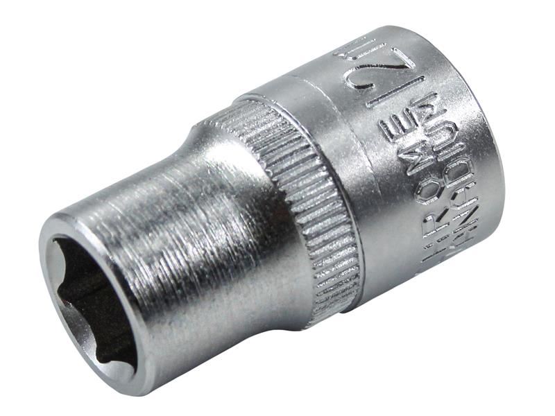 Faithfull Hex Socket 1/2in Drive 12mm Faithfull - Town Tools