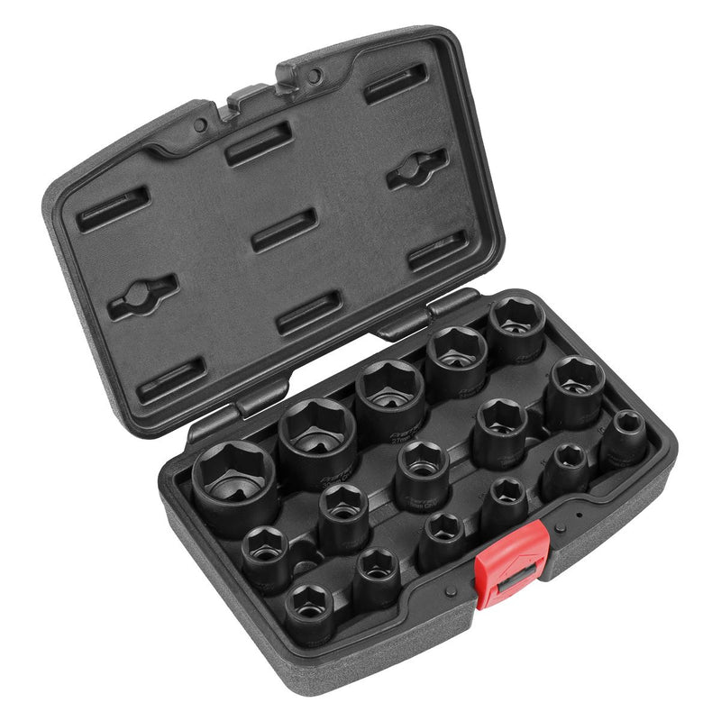 Sealey Premier Premier Impact Socket Set 1/2"Sq Drive 16pc AK5624M Sealey Premier - Dynamic Drive