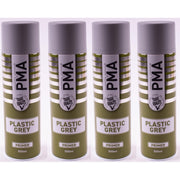 4x Autotek Professional Grey Plastic Primer 500ml Spray High Coverage Autotek - Dynamic Drive