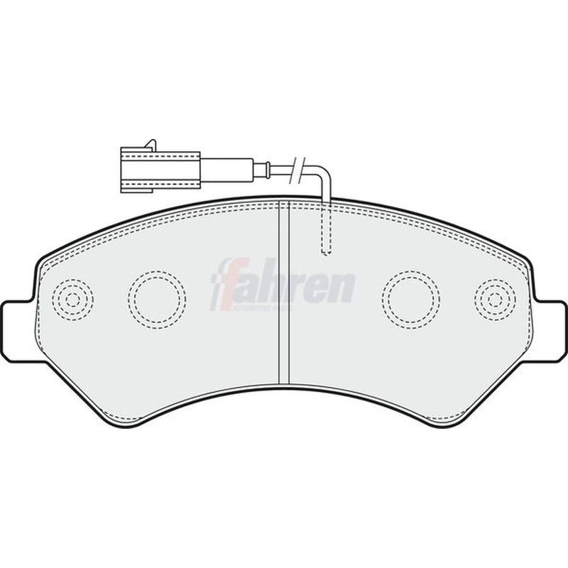 Fahren Front Brake Pad Set FBP3355