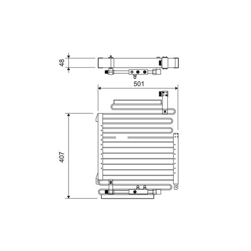 Valeo Air Conditioning Condenser 814288