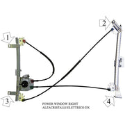 Valeo Electric Window Regulator Lifter Left Front 852574