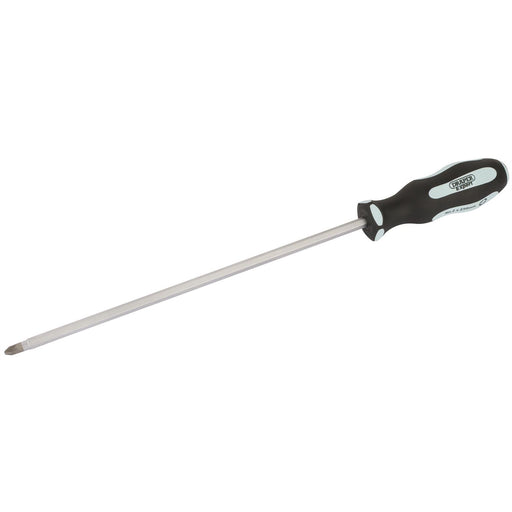 Draper 'Pound Thru' PZ TYPE Soft Grip Screwdriver, No.2 x 250mm 63596 Draper - Dynamic Drive