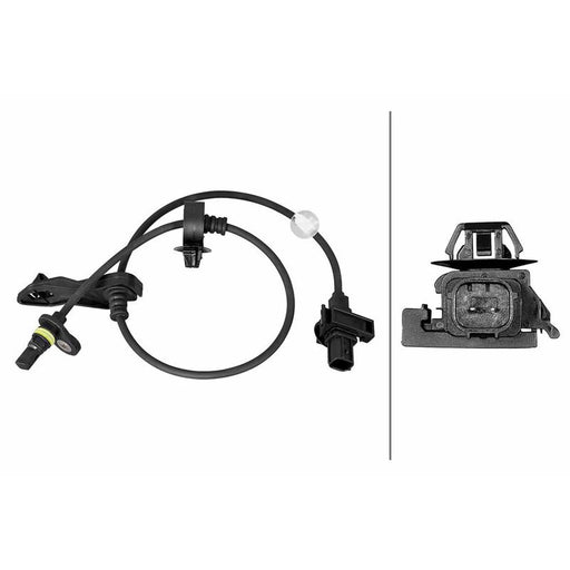 Hella ABS Wheel Speed Sensor Rear fits Honda Civic VIII 2005-2012
