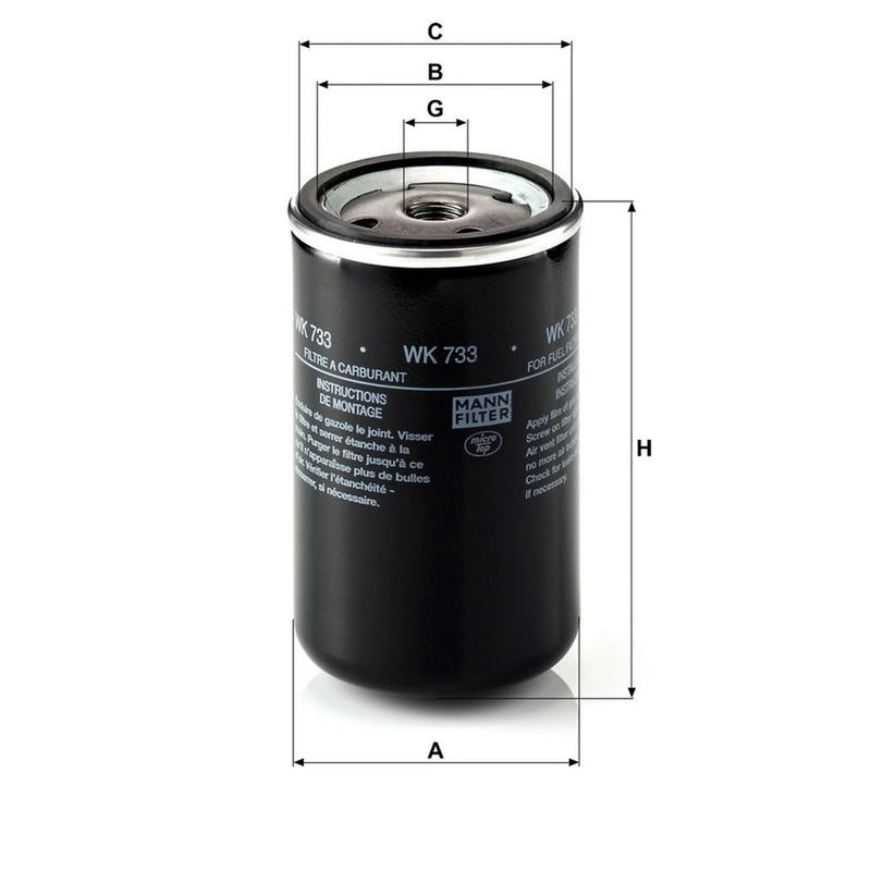 MANN-FILTER Fuel Filter Element