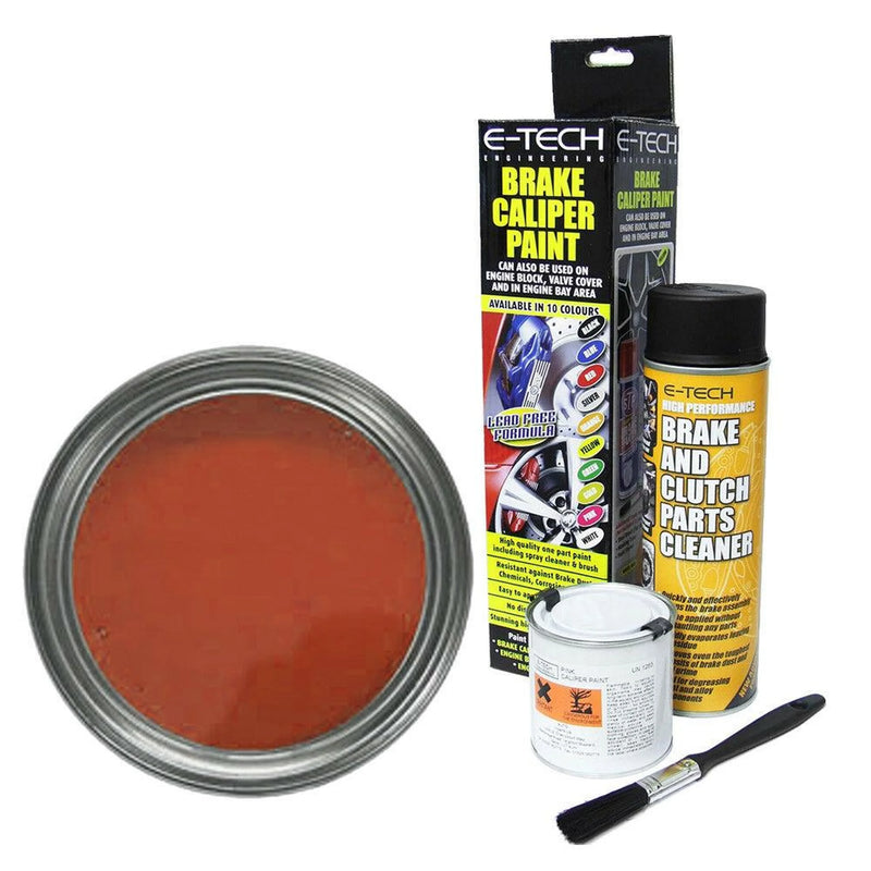 Matt Red E-Tech Brake Caliper Paint Also for Engine Bay Drums Car Van - EBCP-MR