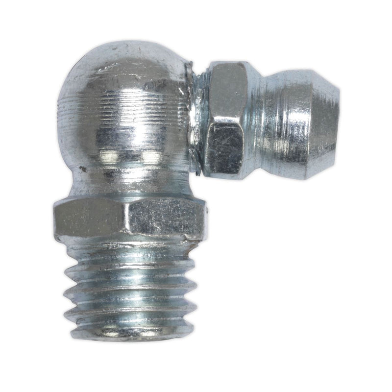 Sealey Grease Nipple 90 1/4"BSP Gas Pack of 25 GNI13 Sealey - Dynamic Drive
