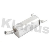 Klarius Box With Tail Pipe Rear fits Opel Zafira / Zafira Family B 2005-2015 1.9