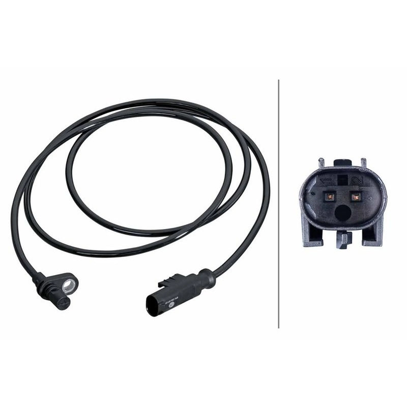 Hella ABS Wheel Speed Sensor Rear fits Iveco Daily IV 2006-2011