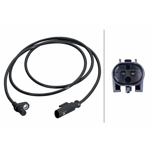Hella ABS Wheel Speed Sensor Rear fits Iveco Daily IV 2006-2011