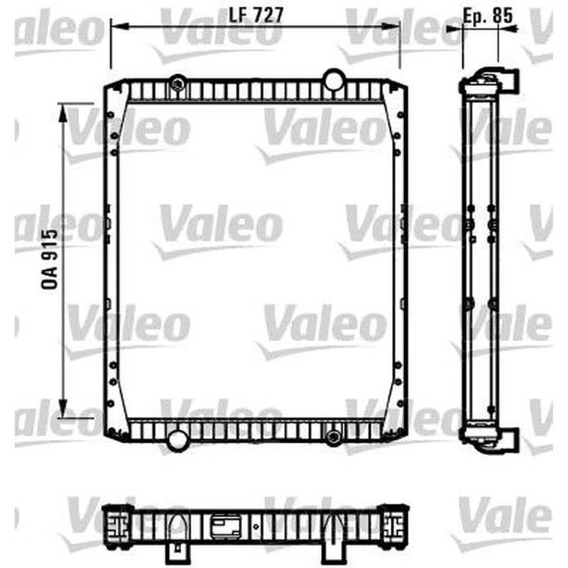 Valeo Engine Radiator 732337