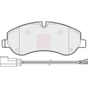 Apec Front Brake Pad Set fits Ford Tourneo Custom V362 Bus 2012-2023 2.0 2.2