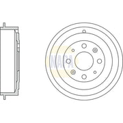NAPA Brake Drum Assembly Rear NDR1006
