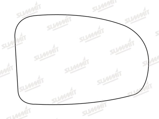 Summit Heated Base Plate With Standard Mirror Glass fits Toyota iQ 08 on RHS Summit - Bars 4 Cars