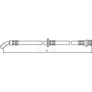 Apec Brake Hydraulic Hose Line Rear Right fits Honda Accord 1999-2002